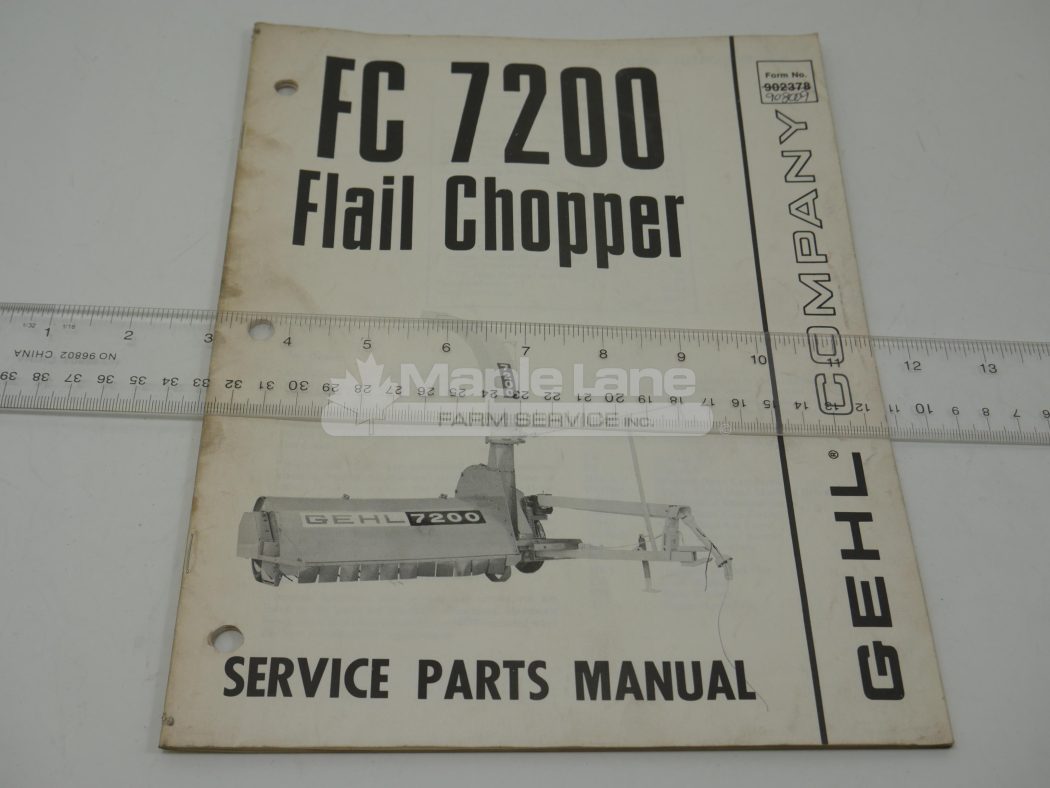 908009 FC7200 Parts Manual