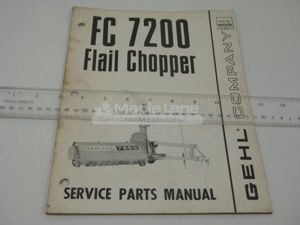 908009 FC7200 Parts Manual
