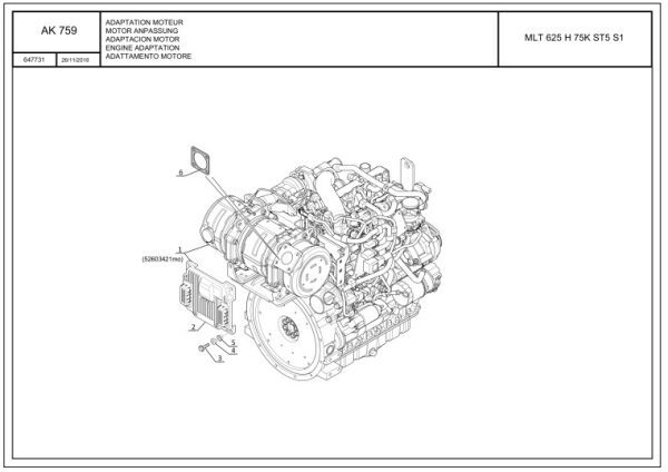 52772691 Manitou Engine