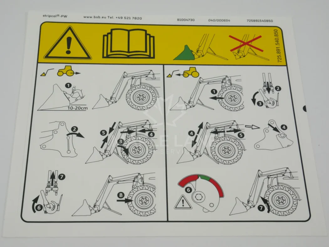 72488969 Marking Plate