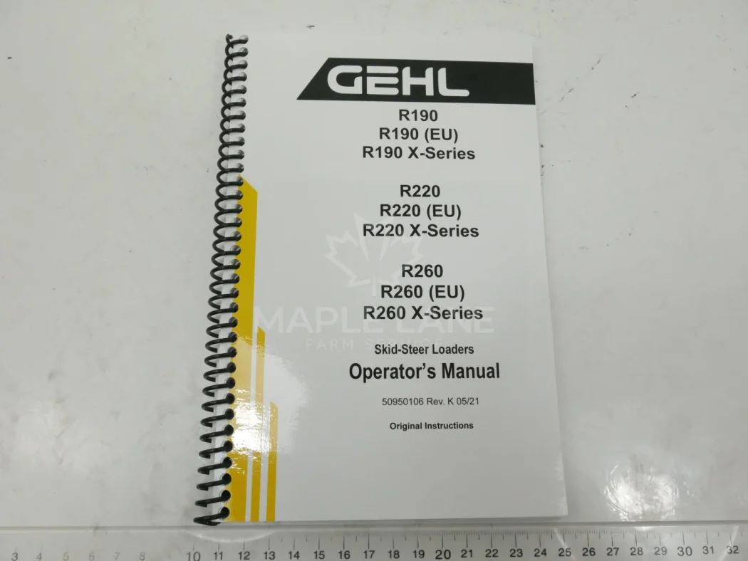 50950106 Operator's Manual