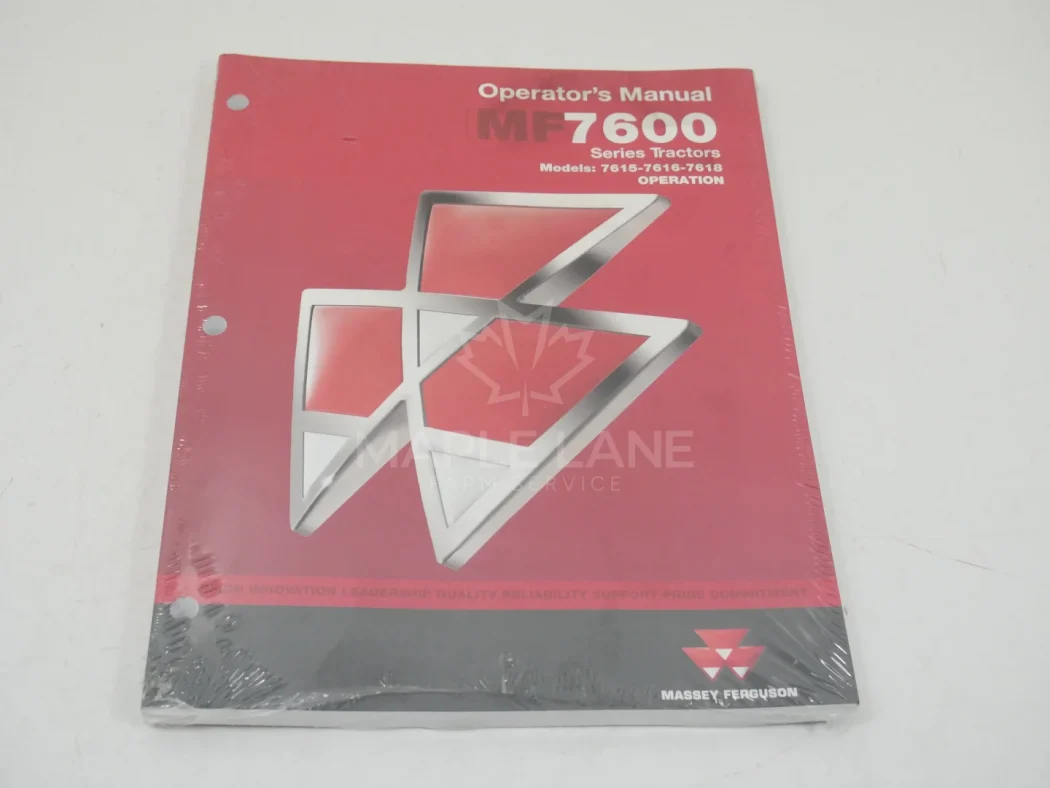 4373396M2 7600 operators manual