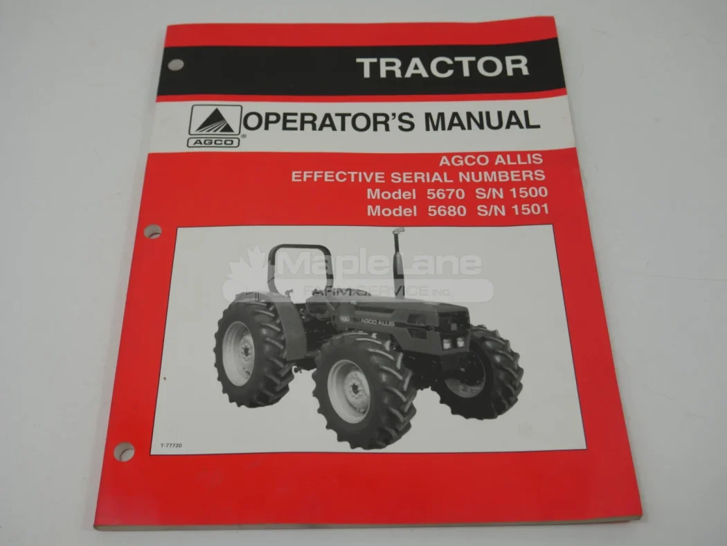 72201413 Operator Manual