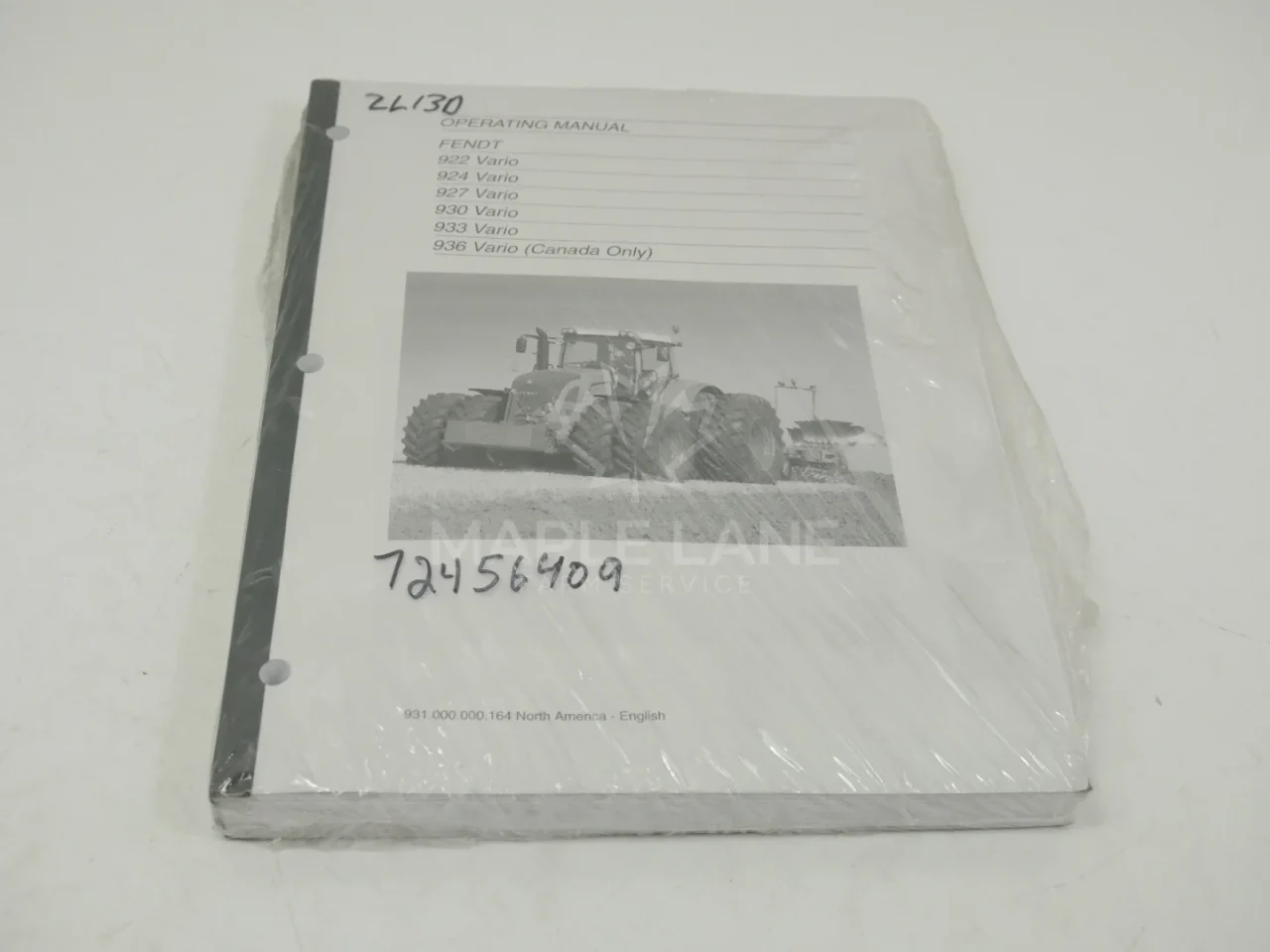72456409 Operators Manual