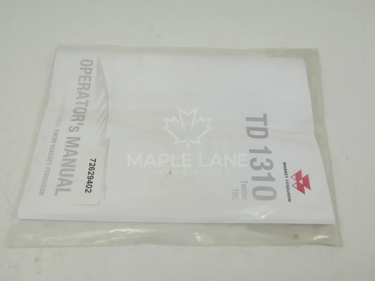 72629402 Td1310 Manual