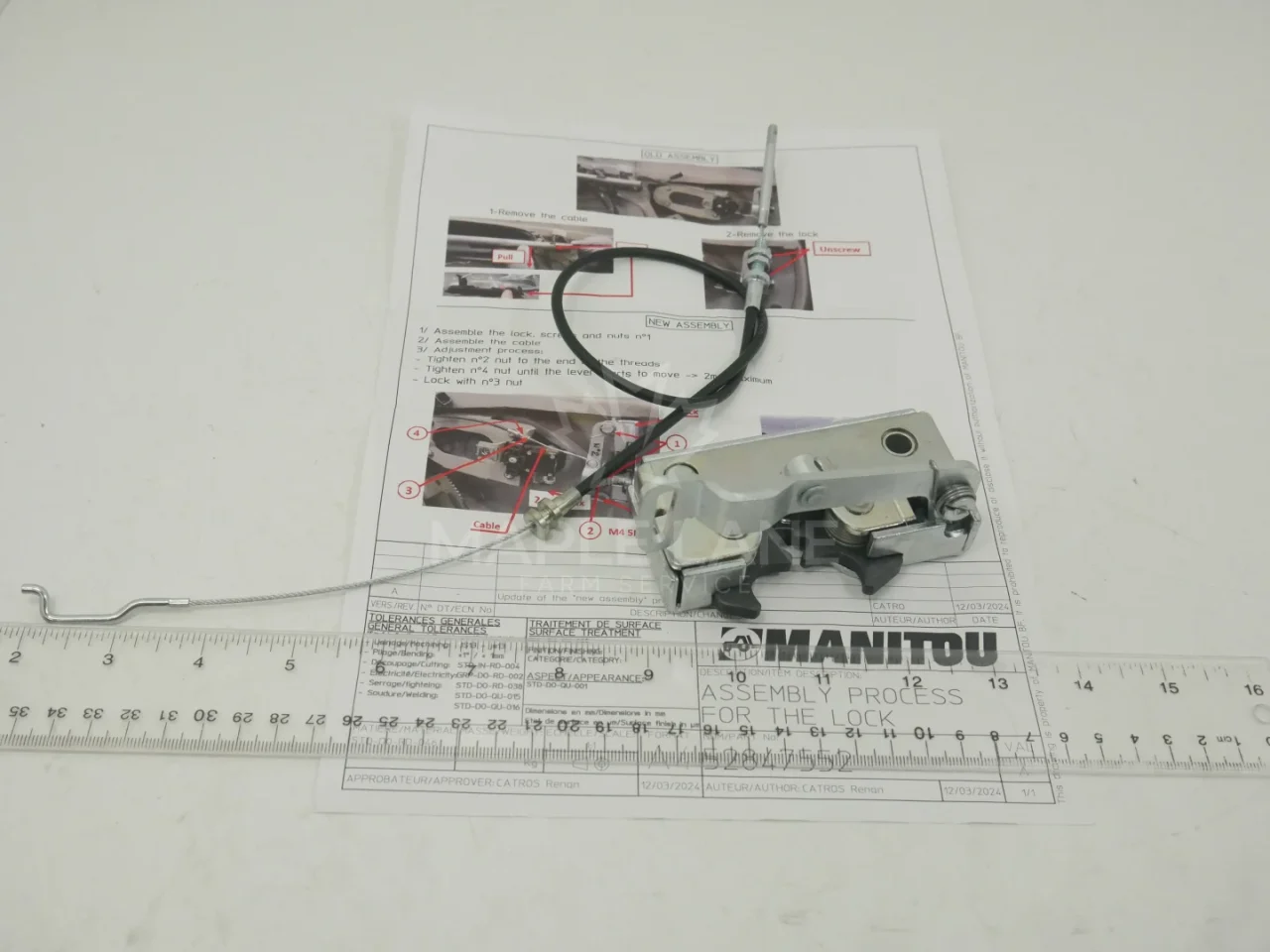 52841954 Cable&latch Kit