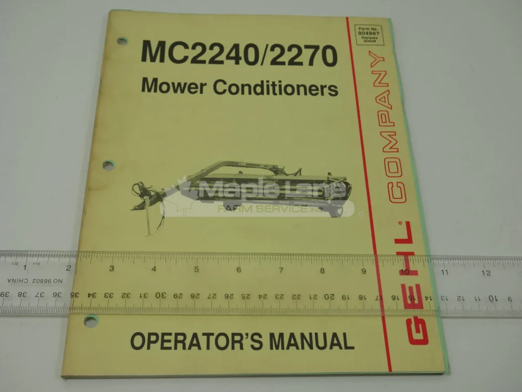 904987 Operator Manual