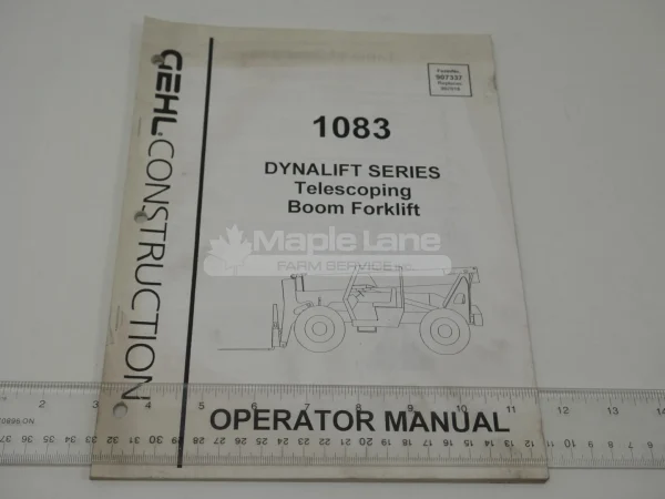 907337 Operator Manual