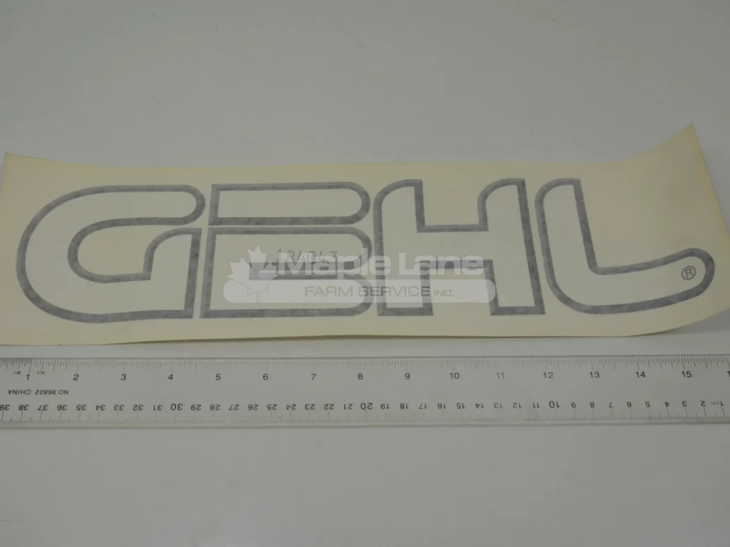 N184043 Gehl Decal