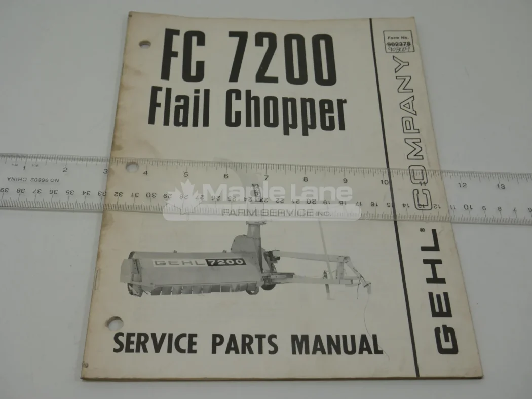 N908009 FC7200 Parts Manual