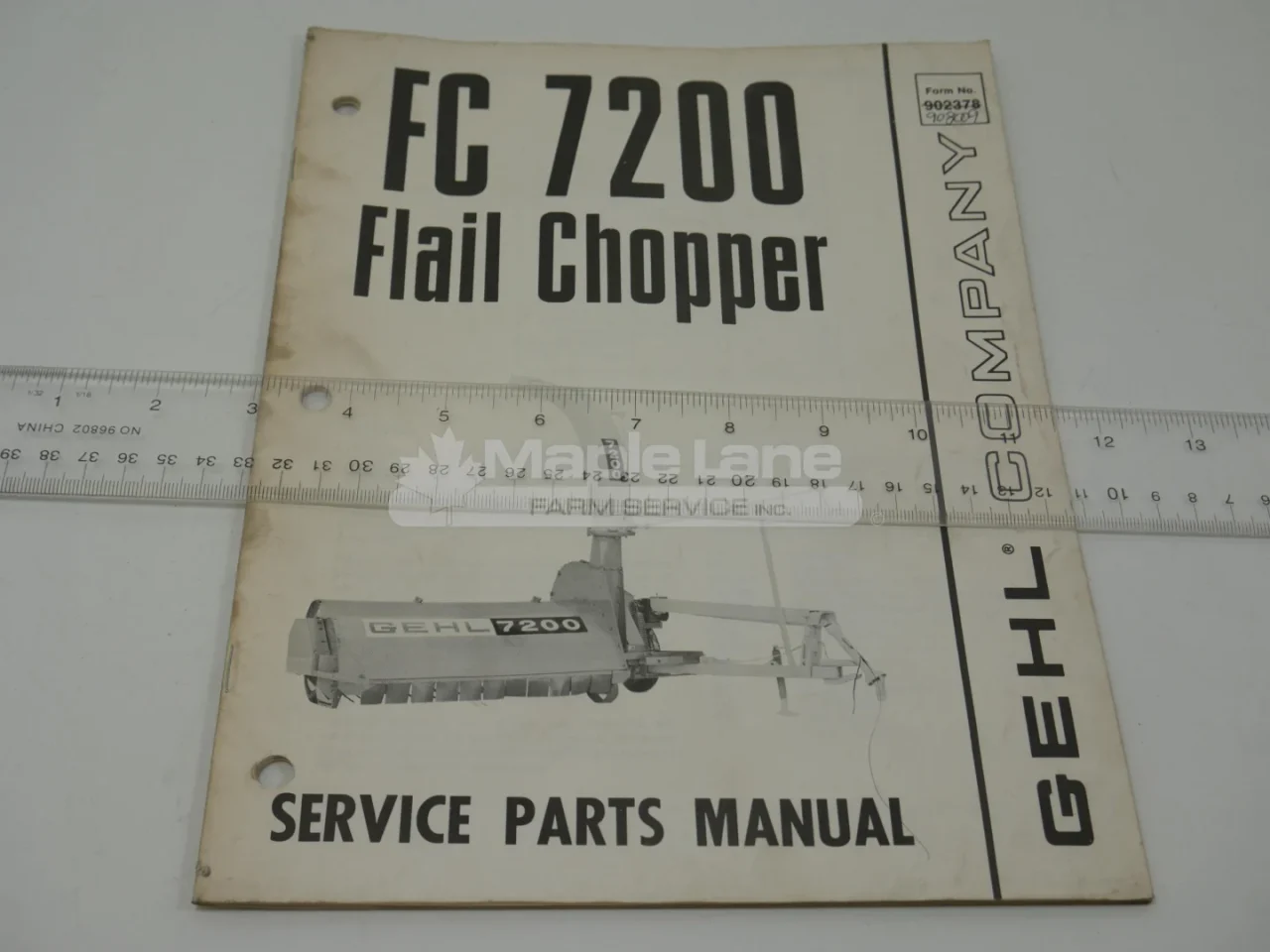 N908009 FC7200 Parts Manual