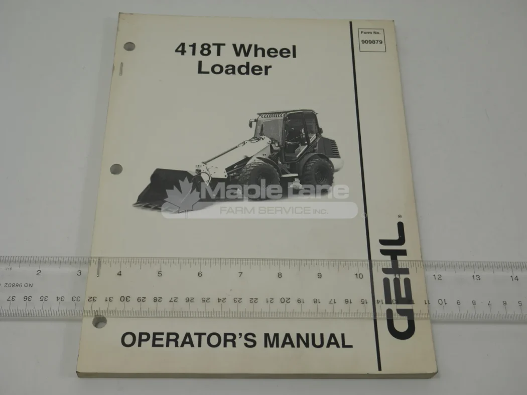 N909879 Operator Manual