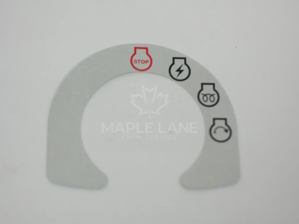 6254470M1 control decal