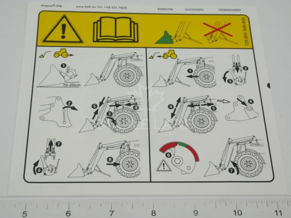 72681480 Marking Plate