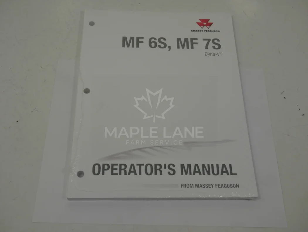 ACT007344A operator's manual