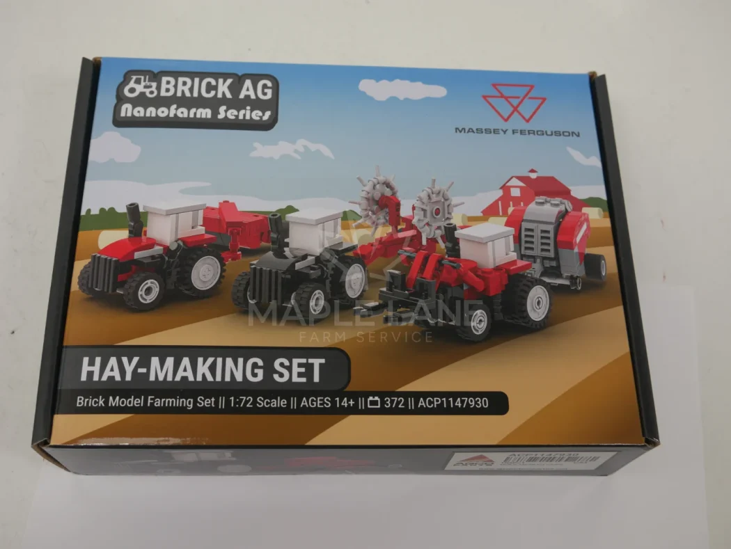 Brick Ag Massey Ferguson Hay Set