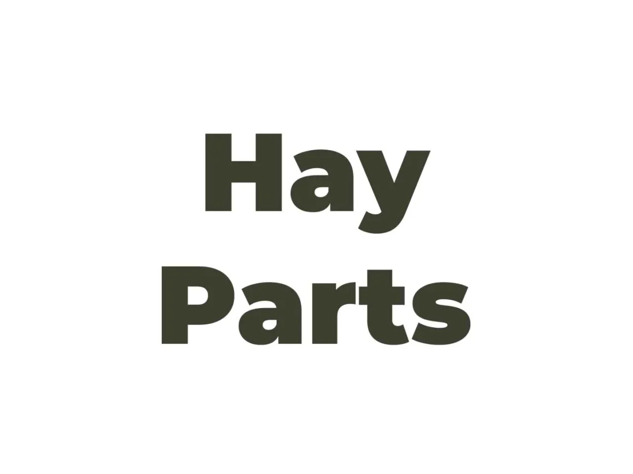 Hay Parts