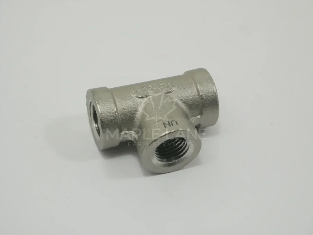 AG517855 Stainless 1/4" Tee